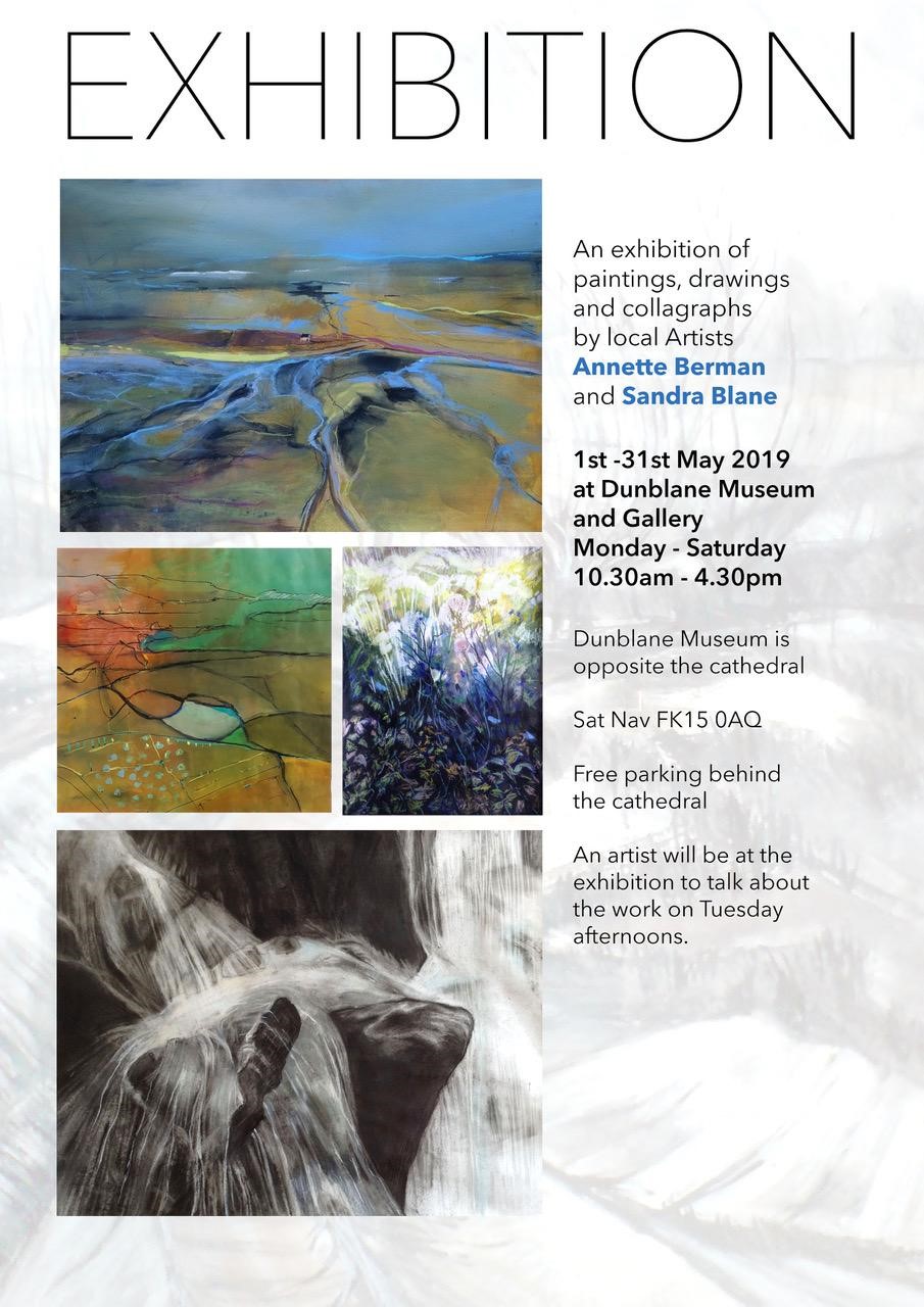 May 2019 Art Exhibition by Annette Berman & Sandra Blane – Dunblane ...